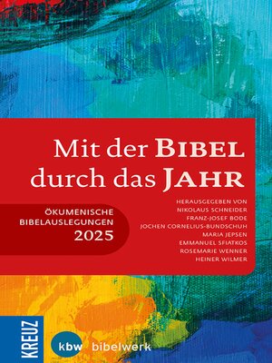 cover image of Mit der Bibel durch das Jahr 2025